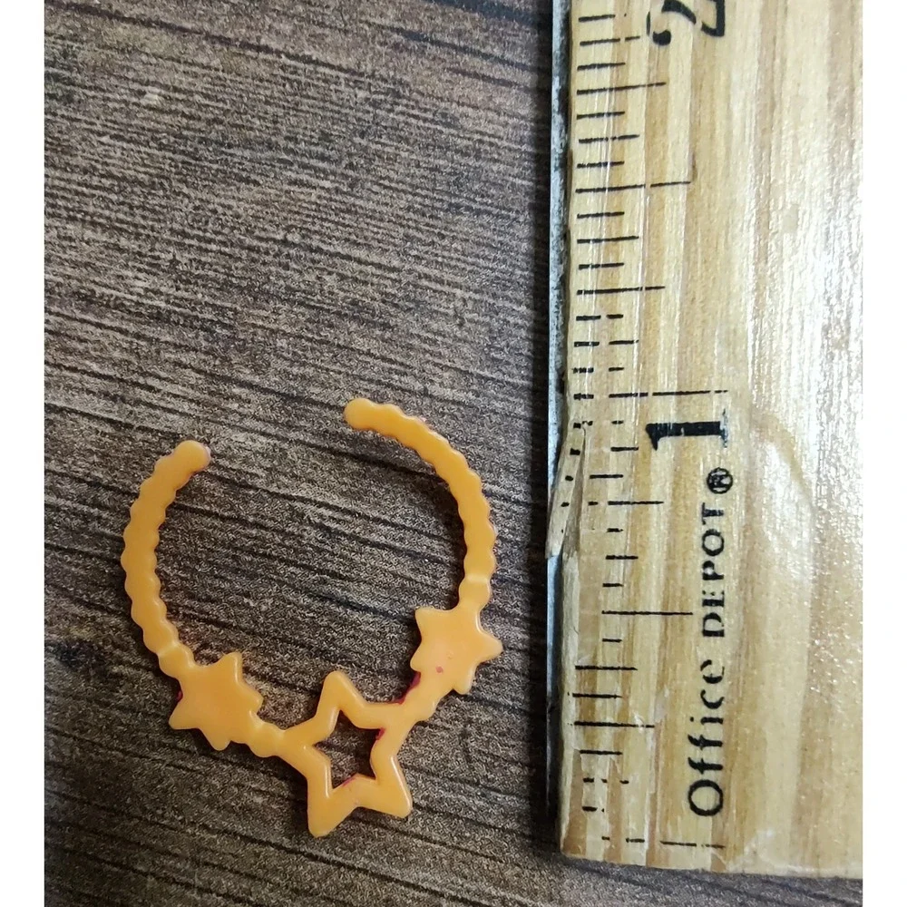 Barbie Orange Star Necklace Jewelry Accessory Z31